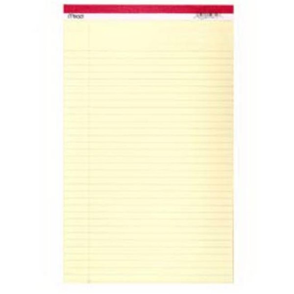 Coolcrafts 59612 8.5 x 14 in. Yellow Legal Pad; 50 Count; Pack of 12 CO602829